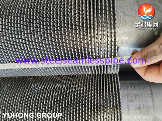 ASTM A312 TP304H لوله بالدار میله دار برای مبادله گرما و خنک سازی راکتور
