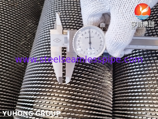ASTM A312 TP304H لوله بالدار میله دار برای مبادله گرما و خنک سازی راکتور
