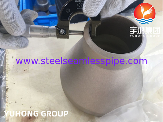 ASTM B466 C70600 آلیاژ مس مناسب Reducer Excentric B16.9 برای سیستم خنک کننده