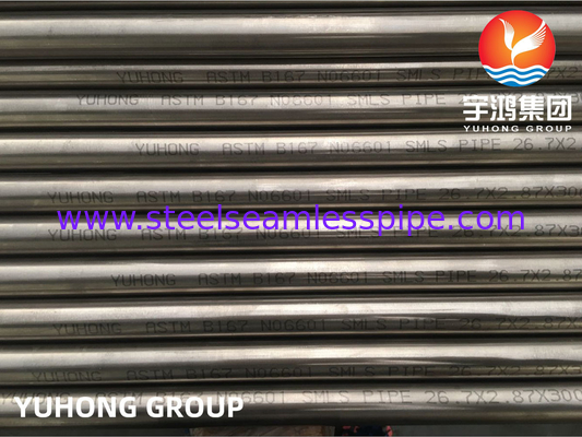 ASTM B167 Inconel 690 N06690 لوله بدون درز برای انتقال گرما در ژنراتور بخار