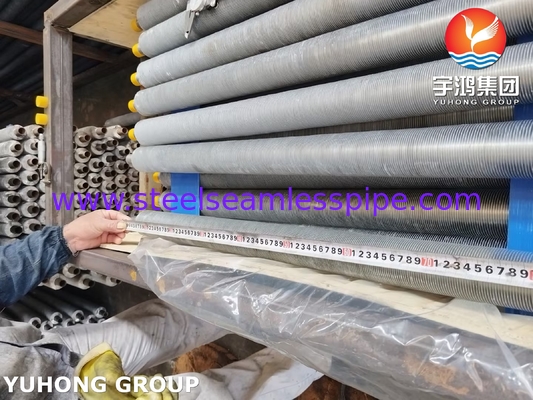 ASME SA249 TP316L لوله حلقه ای با نوار Al1100 برای خنک کننده هوا