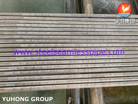 ASME SA210 A1 لوله کتلی بدون درز فولاد کربن برای کنسدر و اقتصاد بخش