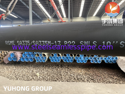 ASTM A335 P22 لوله های کتلی فولاد آلیاژ بدون دنده برای پروژه های پالایشگاه