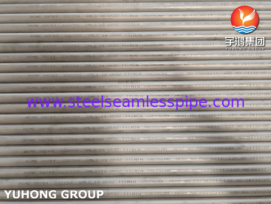 ASME SA789 / ASTM A789 S32750 لوله دوگانه فولادی فولادی برای مبادله گرما ، کاربرد شیمیایی