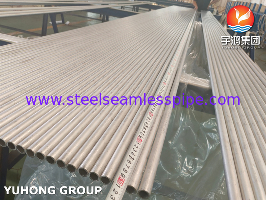 ASME SA789 / ASTM A789 S32750 لوله دوگانه فولادی فولادی برای مبادله گرما ، کاربرد شیمیایی