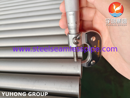 ASTM A268 TP410 لوله بدون درز برای تهویه کننده های بخار و آبگرمکن های آب تغذیه