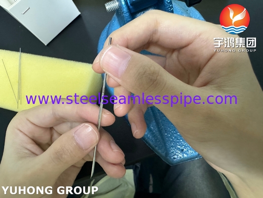 لوله سوزن تزریقی پزشکی فولاد ضد زنگ ISO9626 TP304 TP316L 30G