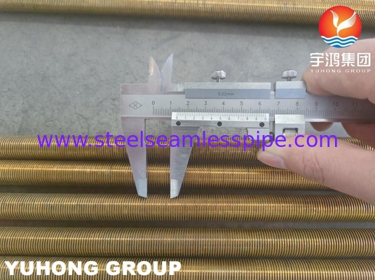 B359 C44300 C44500 آلیاژ مس لوله کم بال U Bend برای مبادلات گرما ASTM B154-16