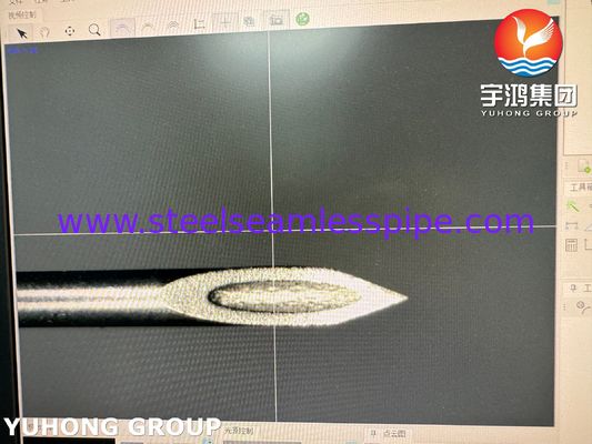 لوله سوزن زاویه دار برش خورده پشتی از جنس استیل ضد زنگ 26G برای سوراخ کردن پزشکی ISO9626 SUS304