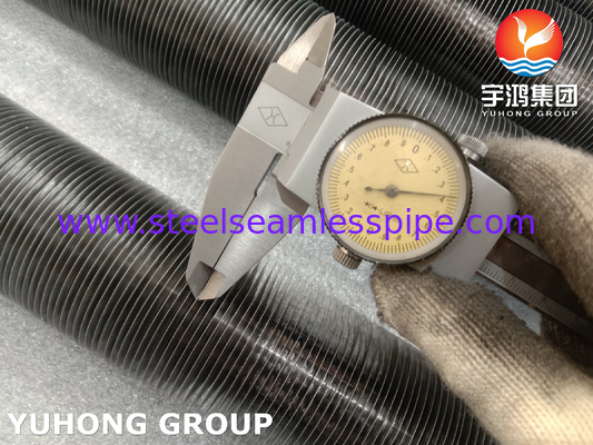 ASME SB163 N04400 لوله بالدار جاسازی شده با بالدار آلومینیومی برای خنک کننده هوا و رِبوئلر گاز