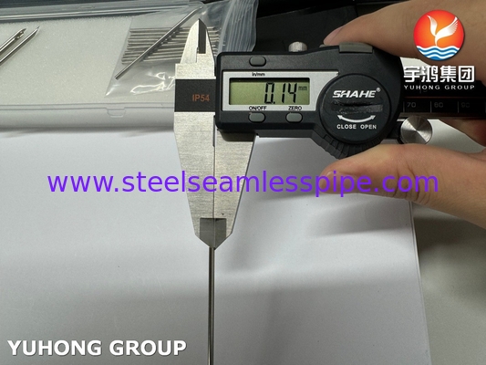 2.2MM SUS304 لوله سوزن فولاد ضد زنگ برای بروکاری و دوخت نوک پیچ با سوراخ جانبی