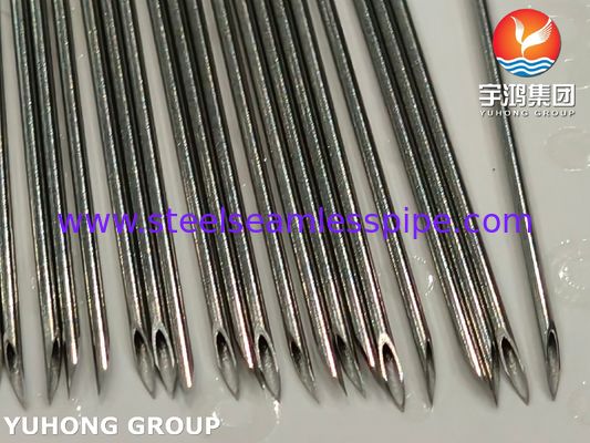 21G لانسنت سوزن تزریق نقطه ای ، لوله سوزن فولاد ضد زنگ پزشکی ISO7864 SUS304