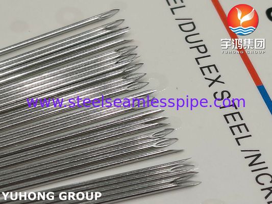 21G لانسنت سوزن تزریق نقطه ای ، لوله سوزن فولاد ضد زنگ پزشکی ISO7864 SUS304