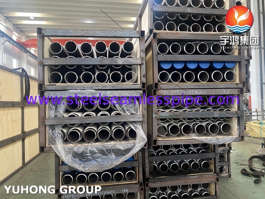 فولاد آلیاژ ASME SA335 P91 لوله فین جوشکاری فرکانس بالا بدون درز برای گرمایش