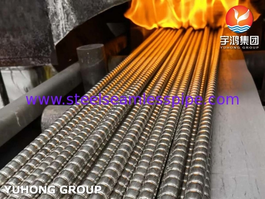 ASME SA312 / ASTM A312 TP310S لوله بالدار لوله ای برای مبادله گرما