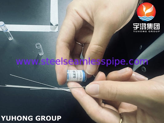 SUS304 ISO9626 20G لوله بیوپسی سوزن فولاد ضد زنگ برای استخراج نمونه های بافت 0.9 * 0.15MM