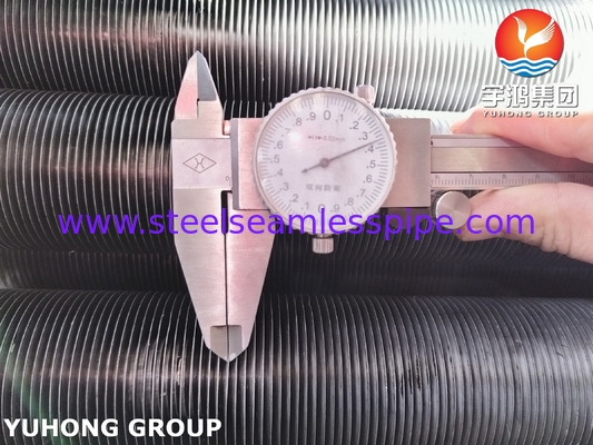 ASTM A213 T5 لوله بدون درز آلیاژ فولاد با Al1060 Fin Strip Fin Tube برای خنک کننده هوا