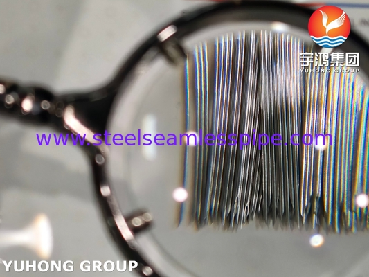 SUS304 لوله سوزن تزریقی فولادی ضد زنگ درجه پزشکی، لانسِت بیول پوینت، 24G 0.55MM