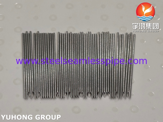 ISO9626 SUS304 21G لوله سوزن تزریق وریدی از فولاد ضد زنگ پزشکی