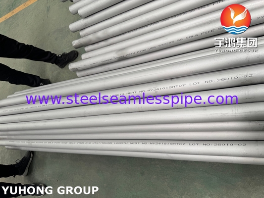 ASTM A790 / ASME SA790 S32205 لوله بدون درز استیل دوگانه برای صنعت گاز نفت