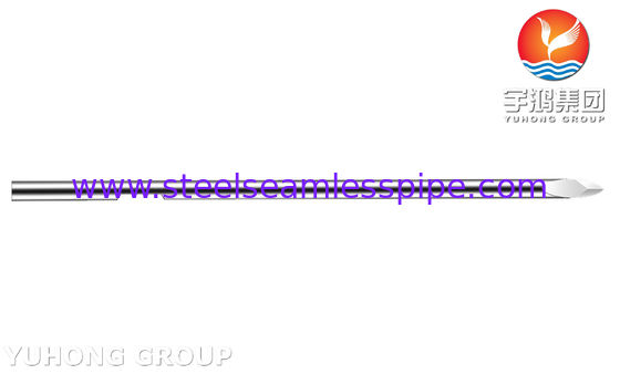 30G فولاد ضد زنگ لانس خون خطی ، بیول لوله سوزن سر محکم برای جمع آوری خون ، ISO9626