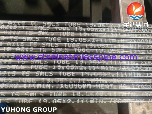ASTM A213 T5 K41545 لوله فولادی آلیاژ کرومیوم مولیبدنوم بدون درز برای تجهیزات مبادله گرما