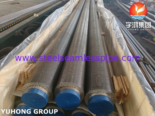 ASME SA312 TP347H لوله بدون درز از فولاد ضد زنگ با نوار بال SS برای گرمایش