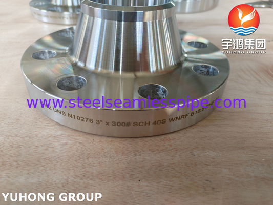 ASTM B564 N10276 فلنج جعل شده فولاد آلیاژ نیکل B16.5 برای کاربردهای دمای بالا