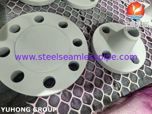 ASTM B564 N04400 Monel 400 Nickel Alloy Steel Forged Blind Raised Face Flange B16 (فولاد نکل آلیاژ 400 مونل)5