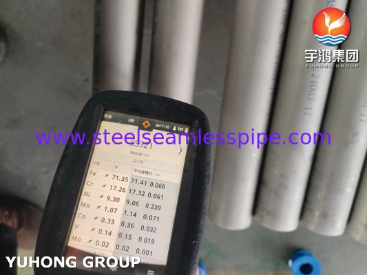 ASTM A312 TP321 لوله های بی سیم فولاد ضد زنگ که برای صنعت گاز نفتی و صنایع شیمیایی پکیج شده اند