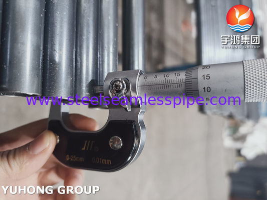 ASTM A268 TP405 UNS S40500 تجهیزات تصفیه گرما لوله های بدون درز از فولاد ضد زنگ فرریت و مارتنسیتی
