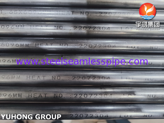 ASTM A268 TP405 لوله بدون درز فولادی فوریت و مارتنسیتی از فولاد ضد زنگ برای تجهیزات درمان گرما