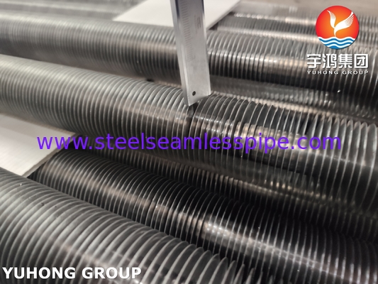 ASTM A179 نوع G-Typ Embedded Fin Tube Aluminium 1010 برای گاز به گاز و گاز به مایع