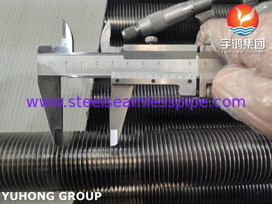 ASTM A179 نوع G-Typ Embedded Fin Tube Aluminium 1010 برای گاز به گاز و گاز به مایع