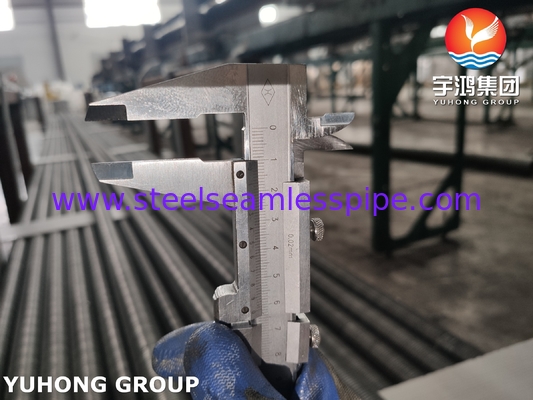 ASTM A179 نوع G-Typ Embedded Fin Tube Aluminium 1010 برای گاز به گاز و گاز به مایع