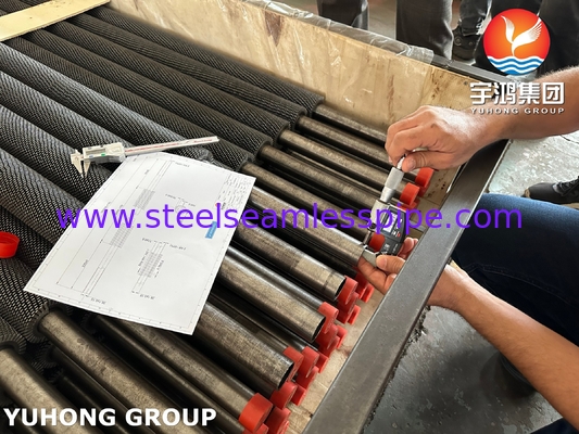 ASTM A213 T11 لوله بدون Sesmless از فلز آلیاژ لوله HFW Fin Serrated برای پالایشگاه