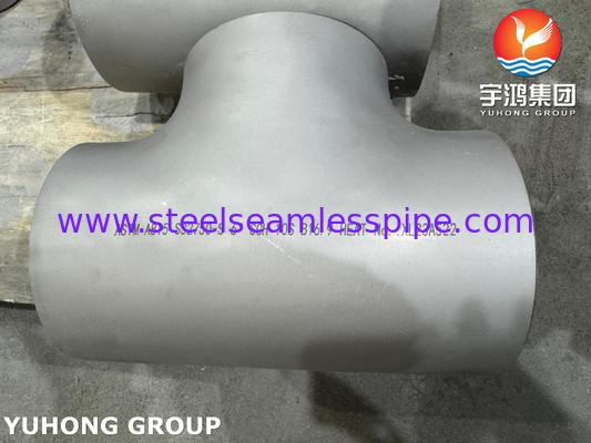 ASME B16.9 Super Duplex 2507 لوازم جانبی ASTM A815 WPS32750 BW Super Duplex Tee