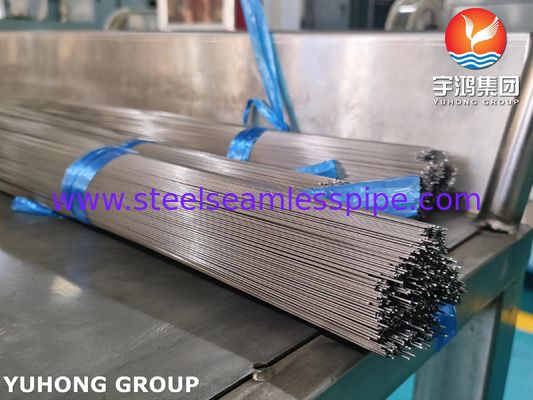 لوله مویین پزشکی جوش داده شده از جنس استیل ضد زنگ ISO9626 SS304