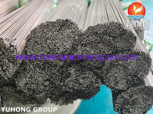 لوله مویین پزشکی جوش داده شده از جنس استیل ضد زنگ ISO9626 SS304