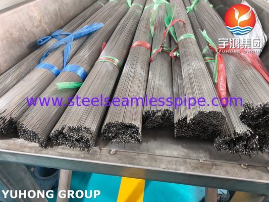 لوله های موی دارویی پزشکی از فولاد ضد زنگ جوش شده برای ابزار جراحی ISO9626 SS304