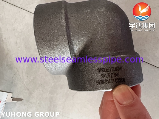 ASME SA105 فیتینگ فولاد کربن ساخته شده سوکتسوئیدی B16.11