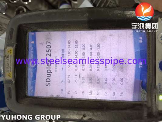 ASTM A815 UNS S32750 لوله های فولاد ضد زنگ برای فشار بالا