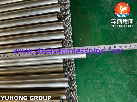 لوله جوش داده شده فولاد ضد زنگ ASTM A249 TP316L آنیل روشن