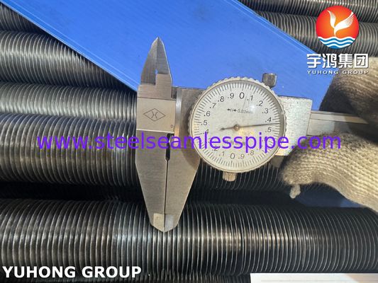 لوله پره دار نوع L پیچیده شده ASME SA179 با پره AL1060 برای مبدل های حرارتی خنک شونده با هوا