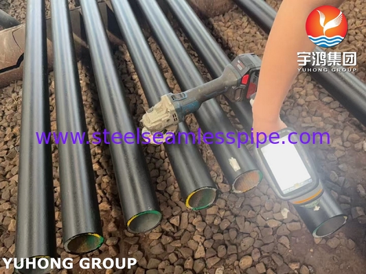 ASTM A335 P9 لوله فولادی آلیاژ فرریت برای دمای بالا 88.9MM X 7.62MM