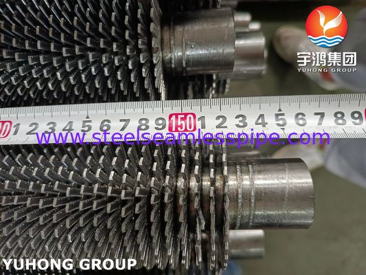 ASME SA192 لوله بالدار میله دار برای سیستم خنک کننده گاز برای بازیافت گرما