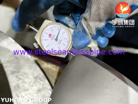 ASTM A403 / ASME SA403 WP321H فیتن فولاد ضد زنگ بدون سلسله 180° آرنج B16.9