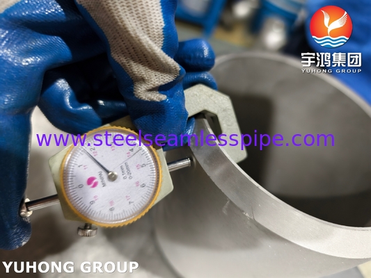 کاهنده متحدالمرکز فولاد ضد زنگ ASTM A403 WP321H اتصالات جوش لب به لب ASME B16.9
