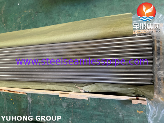 ASTM B111 C71500 لوله نیکل مس مقاوم در برابر خوردگی آب دریا برای مبادلات گرما