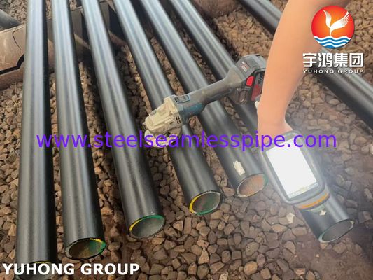 لوله بدون درز فولادی آلیاژی ASTM A335 P9 SCH40 / SCH80 برای سرویس دمای بالا